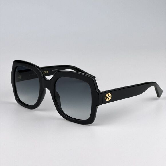 NEW Gucci GG1337S 001 Black Gradient Grey Square Women Sunglasses GG 1337S main image 5